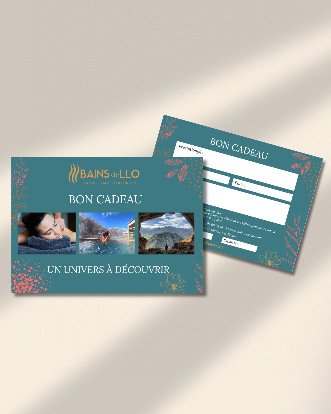 Bon cadeau spa et bien-être des Bains de Llo en Cerdagne